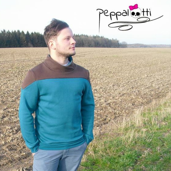 Ebook - Sweatshirt "Saroodo" Männer Gr. XS/S bis 3XL/4XL.